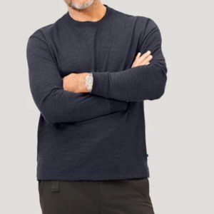 JASON SCOTT NWOT Hudson Crew Long Sleeve shirt Midnight Blue ‎ Men Size S